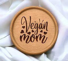 Vegan Mom SVG Design SVG