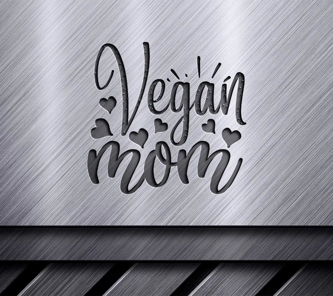 Vegan Mom SVG Design SVG