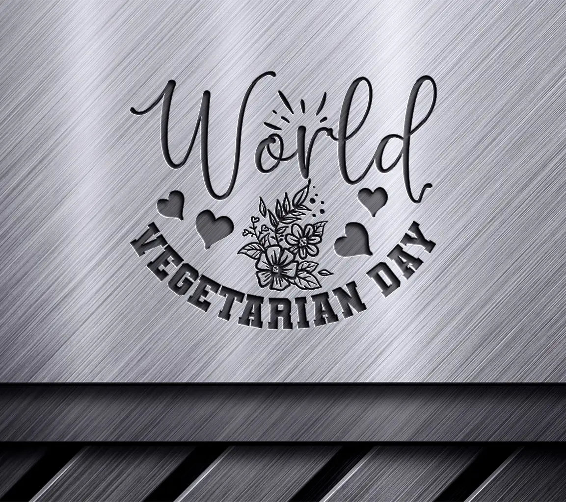 World Vegetarian Day Flower SVG SVG