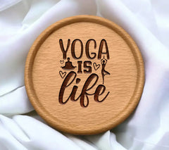 Yoga Is Life SVG Poster SVG