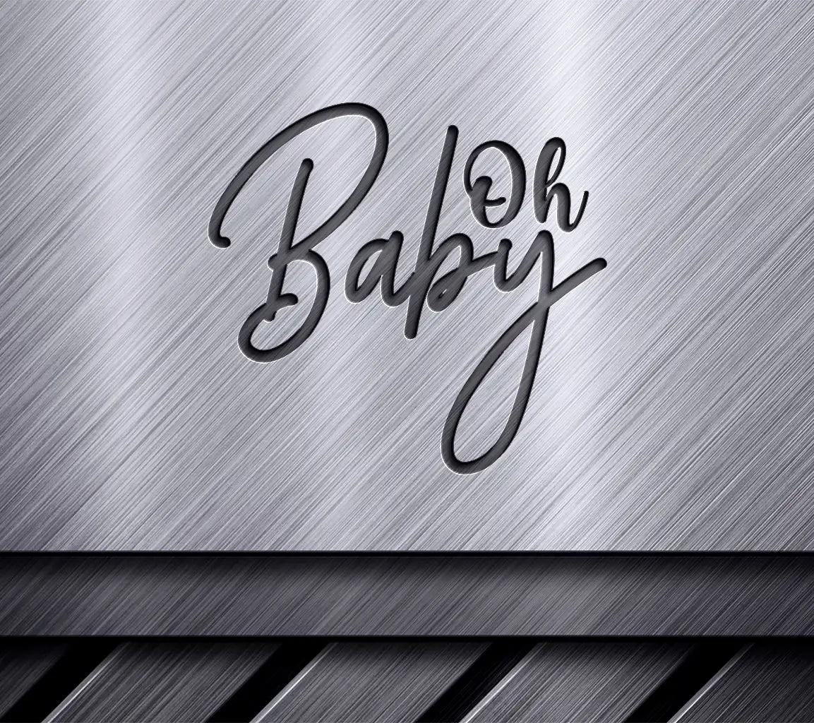 Cursive Baby SVG Design  SVG