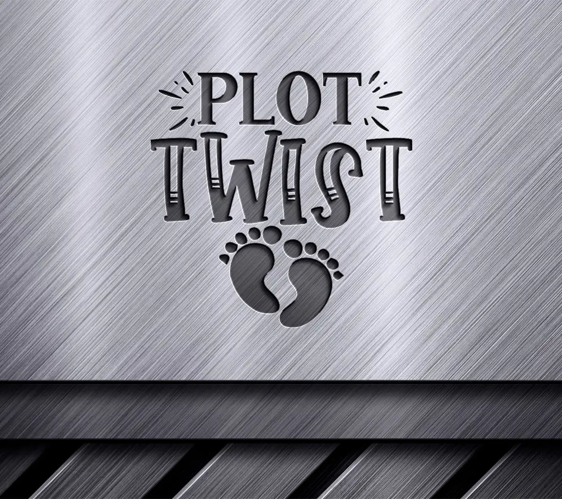 Plot Twist Baby SVG Design SVG