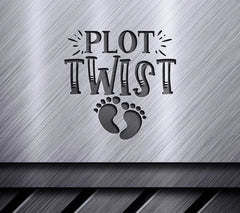 Plot Twist Baby SVG Design SVG