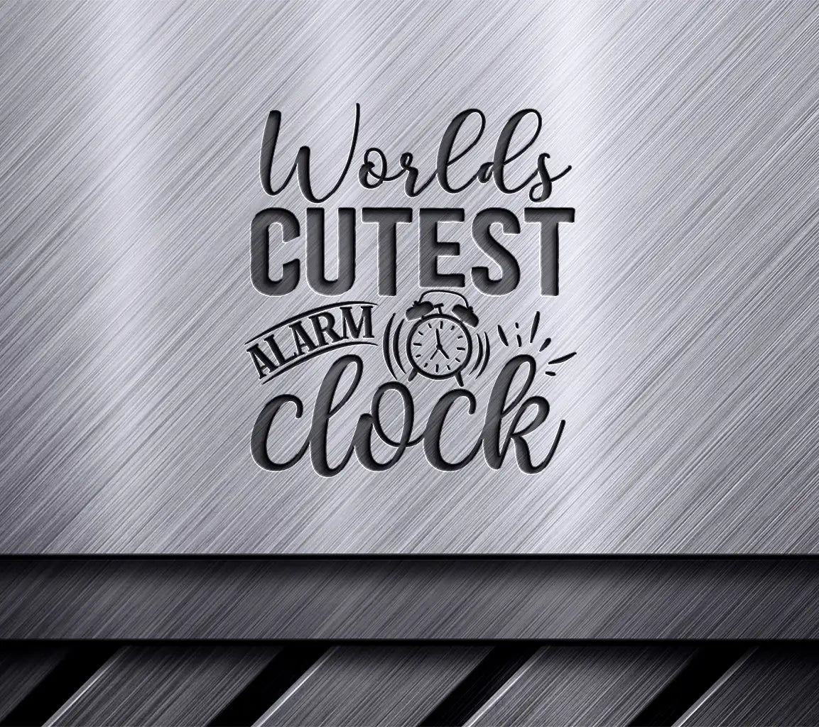 Worlds Cutest Alarm Clock SVG SVG