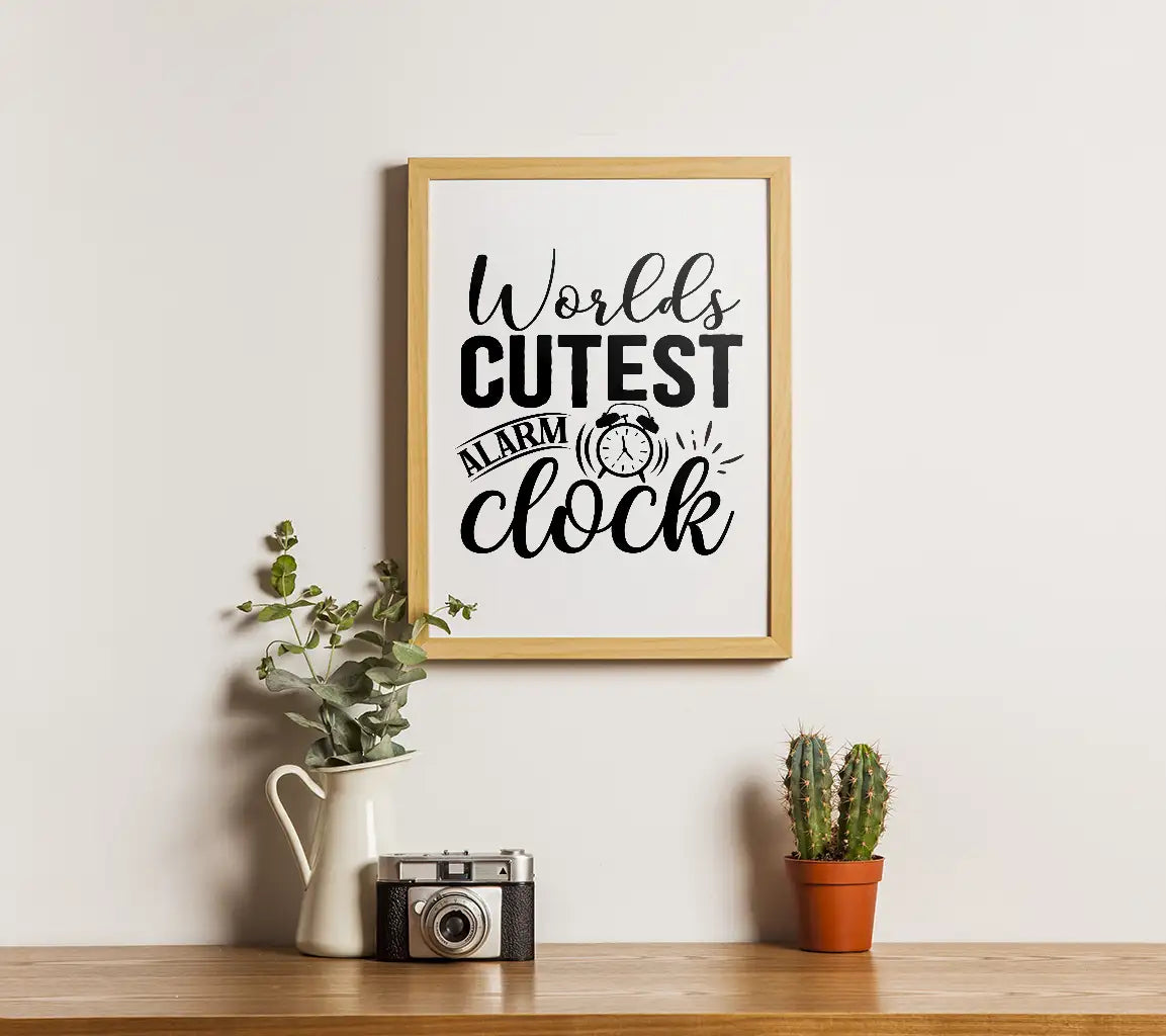 Worlds Cutest Alarm Clock SVG SVG