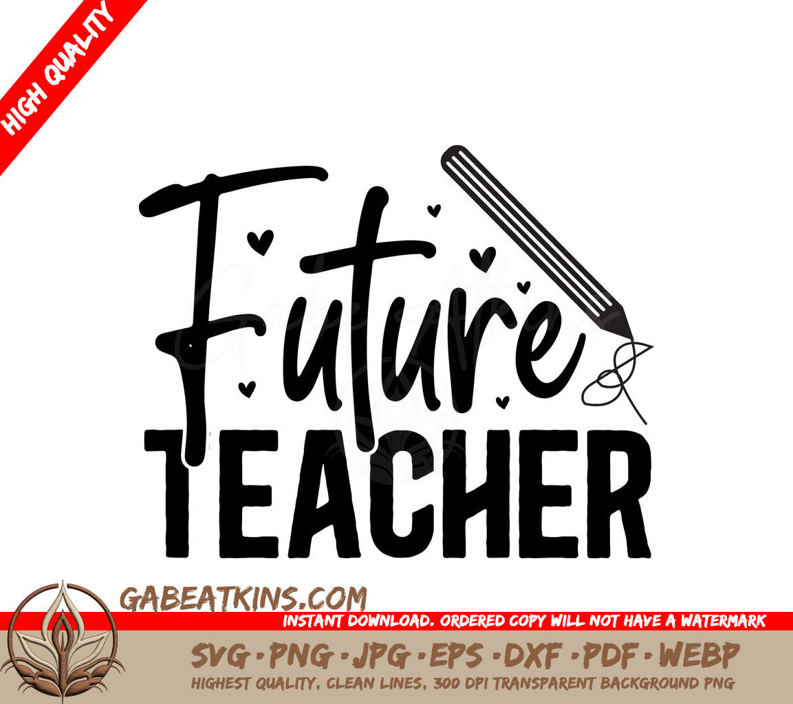 Future Teacher SVG Design SVG