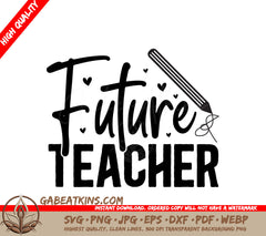 Future Teacher SVG Design SVG