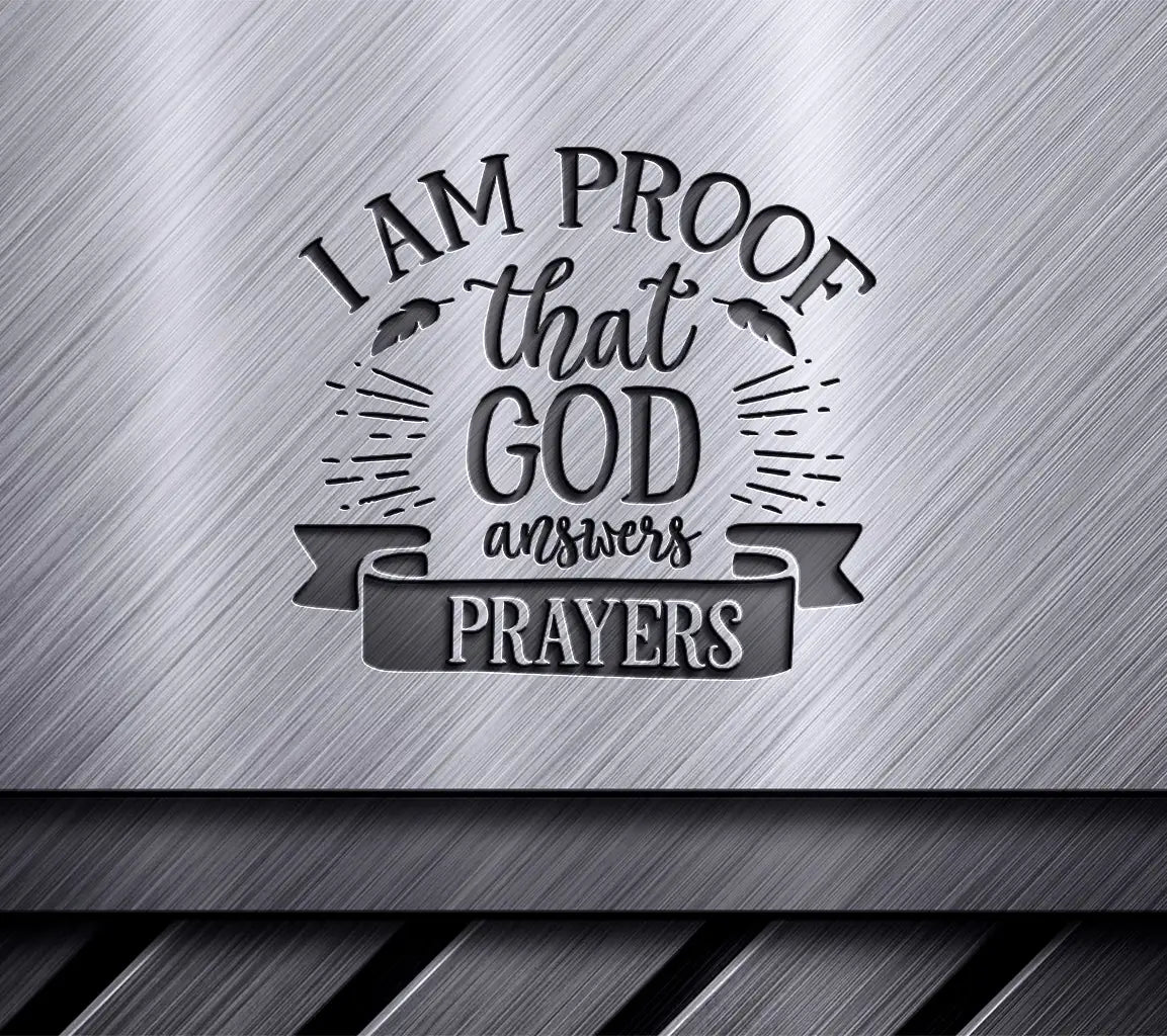 God Answers Prayers SVG Design SVG