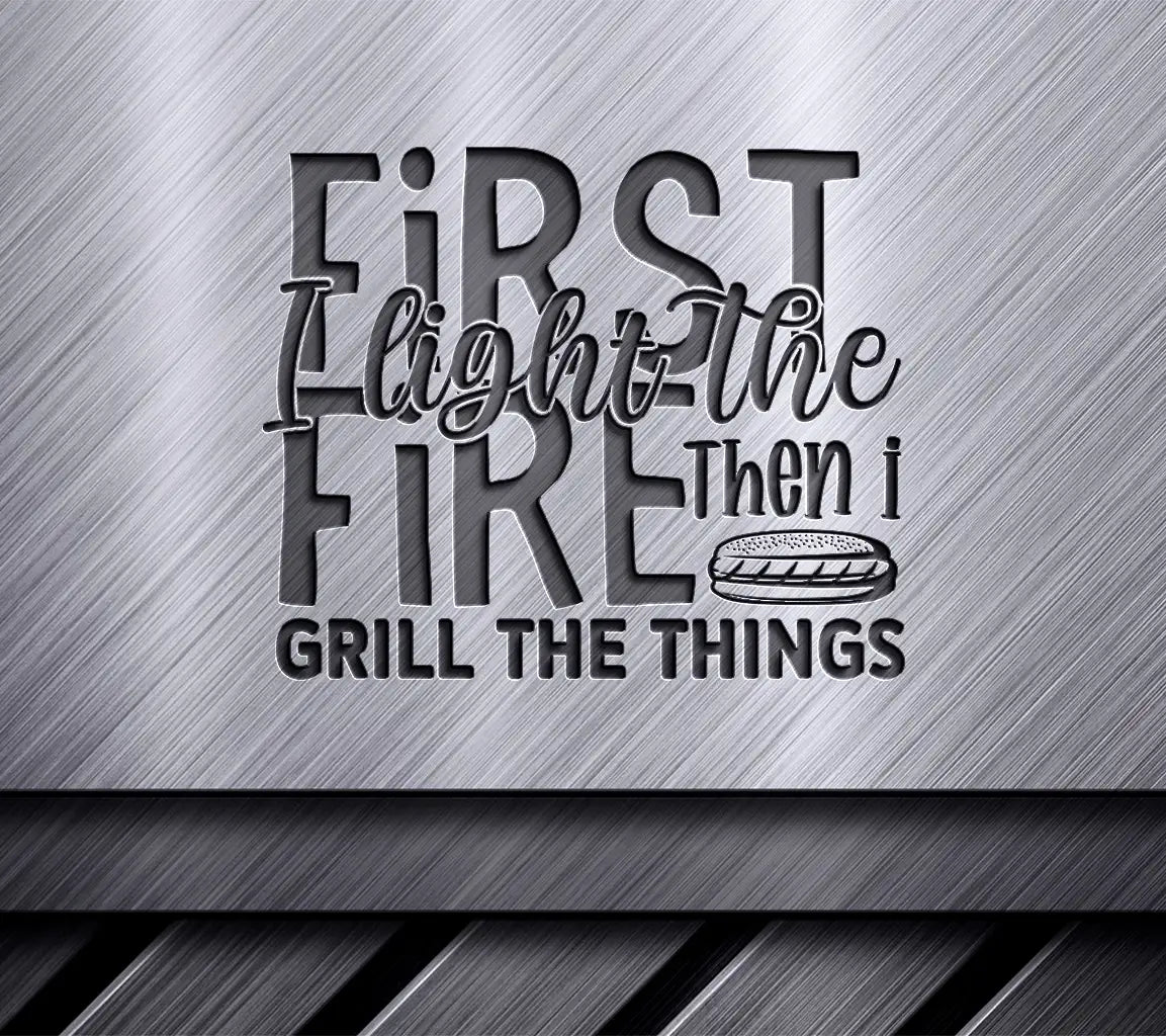 First Light Fire Grill SVG SVG