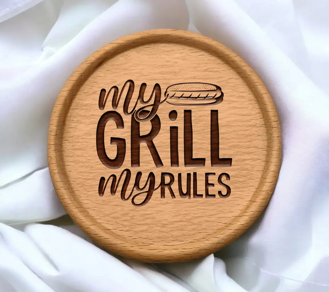 Grill Rules Hot Dog SVG SVG