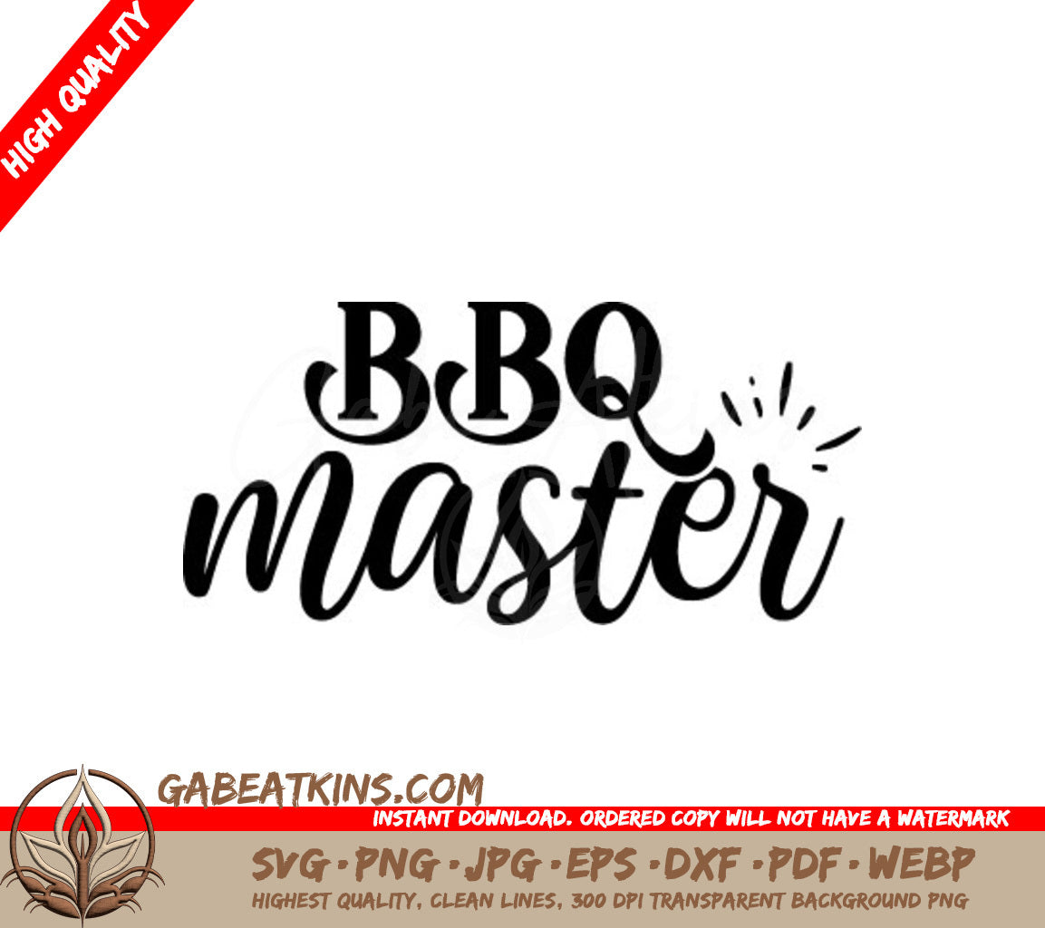 BBQ Master Design SVG SVG