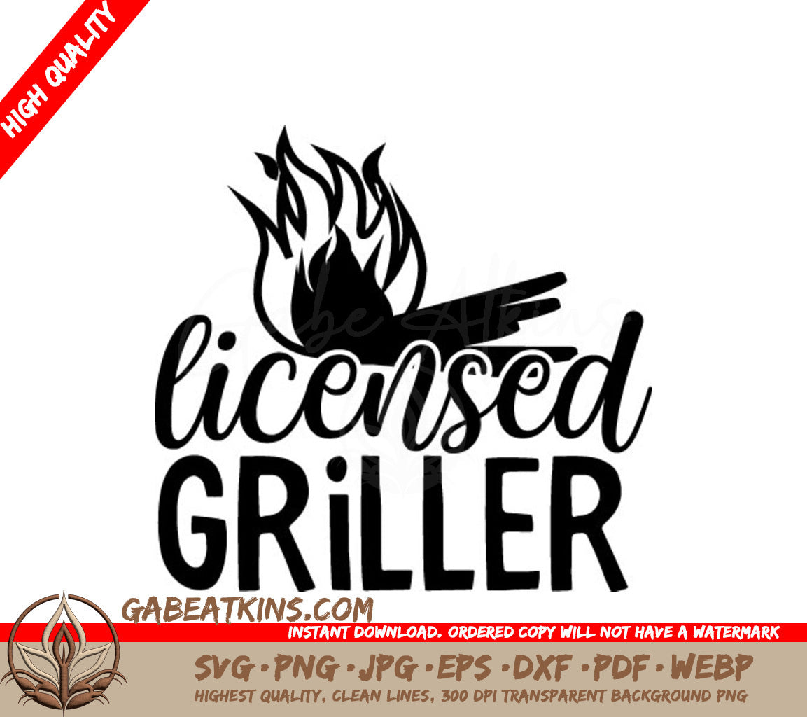  Griller Design SVG SVG