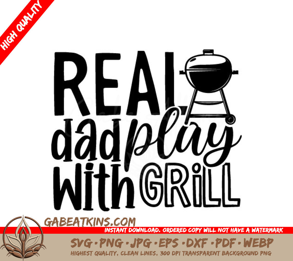 Real Dad Grill SVG SVG