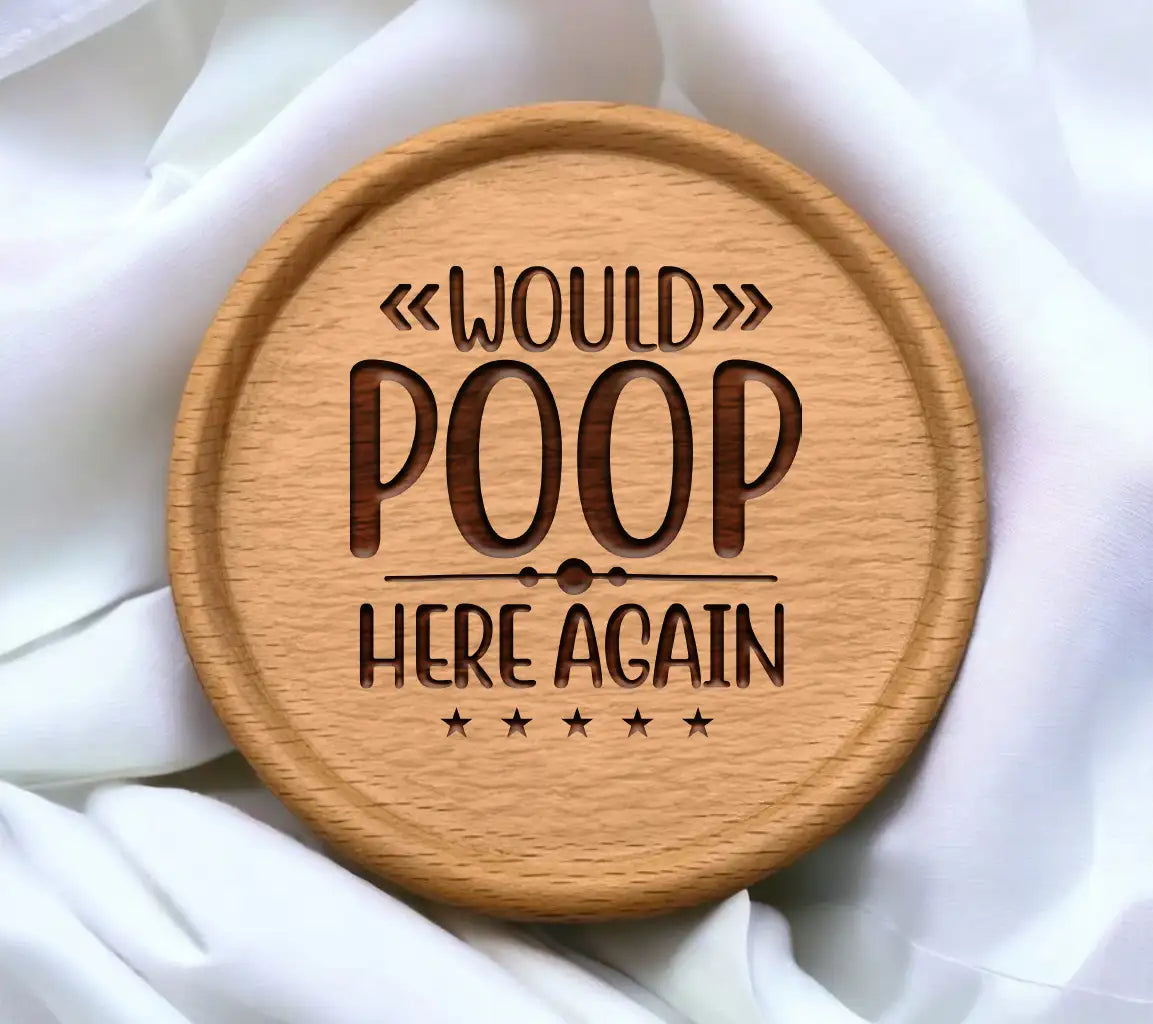 Poop Here Again SVG Sign SVG