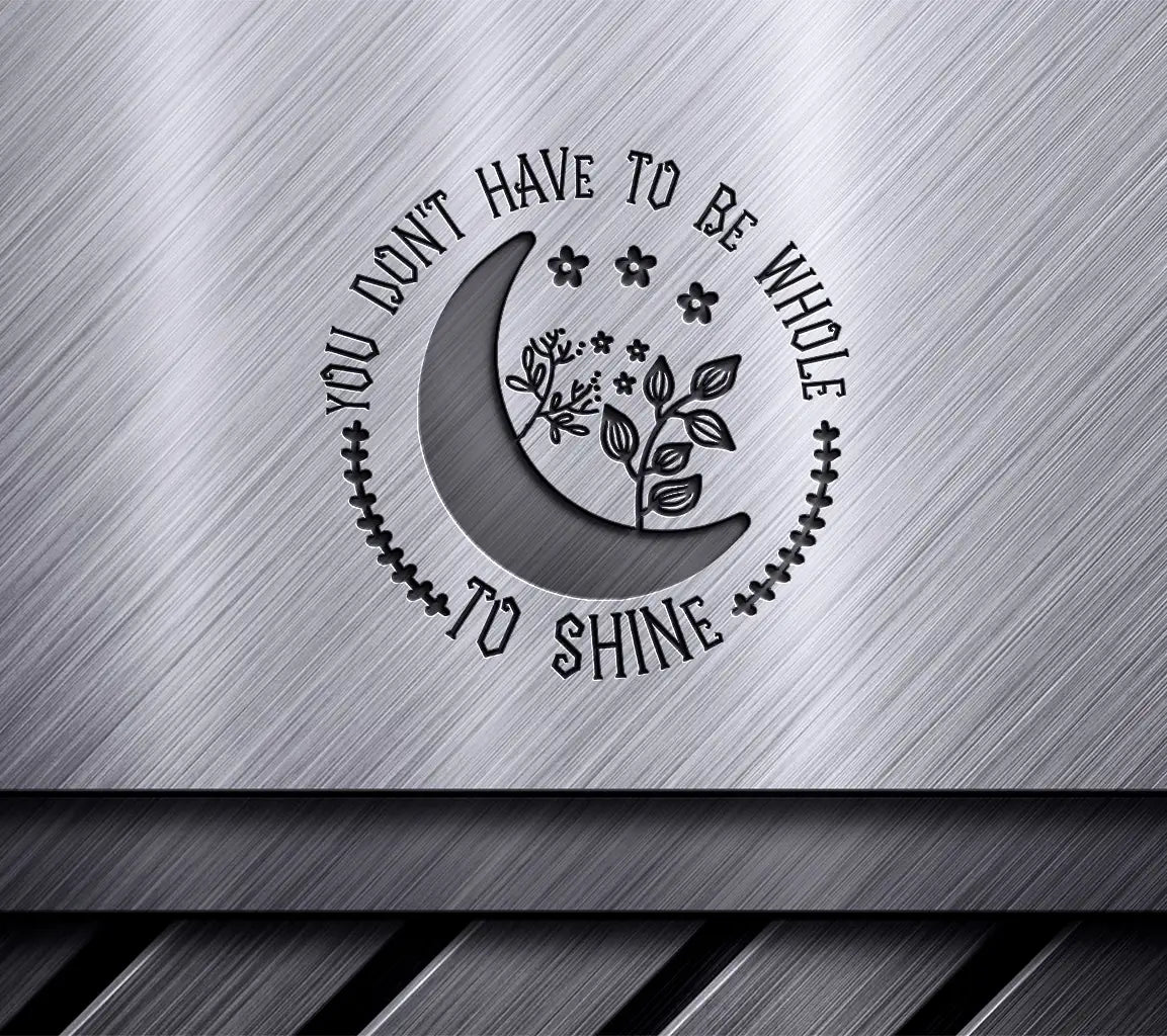 Crescent Moon Shine SVG SVG