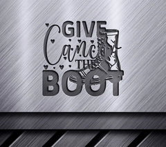 Give Cancer The Boot SVG SVG