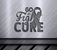 Pink Ribbon Go Fight Cure SVG SVG