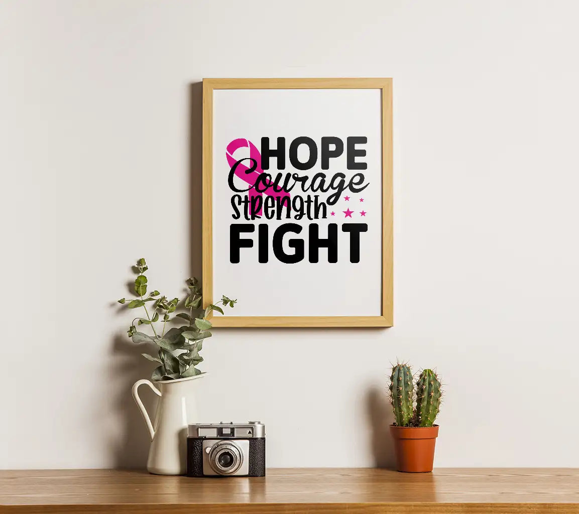 Breast Cancer Hope SVG Design SVG