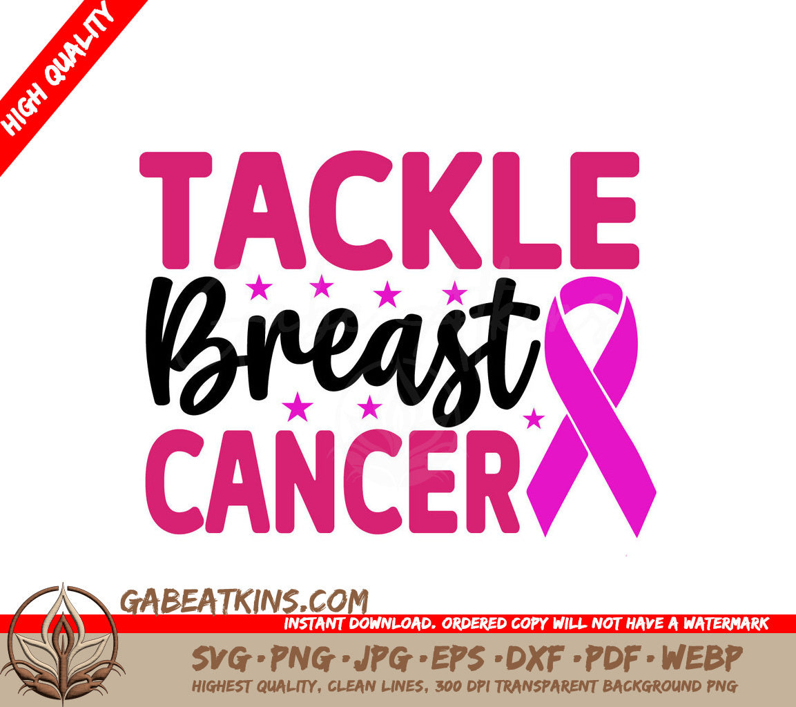 Pink Ribbon Breast Cancer SVG SVG