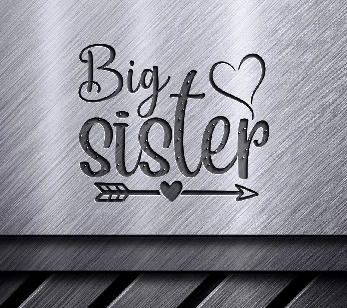 Big Sister Heart Arrow SVG SVG