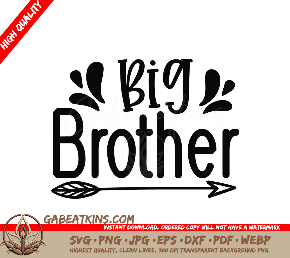 Big Brother SVG Cut File SVG