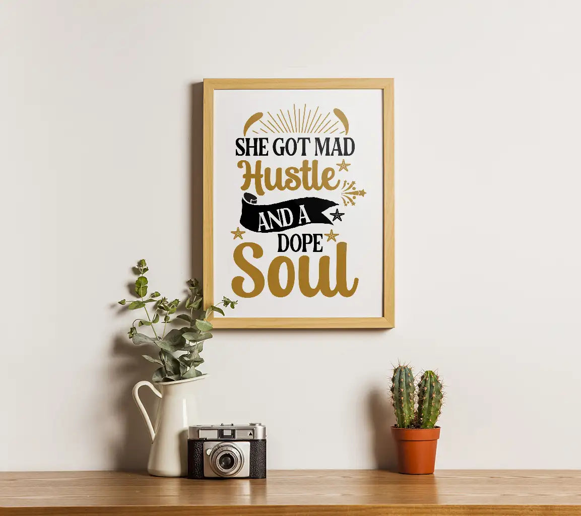 Hustle & Soul SVG Poster SVG