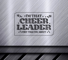 Cheerleader Quote SVG Design SVG