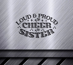 Cheer Sister SVG - Loud & Proud SVG