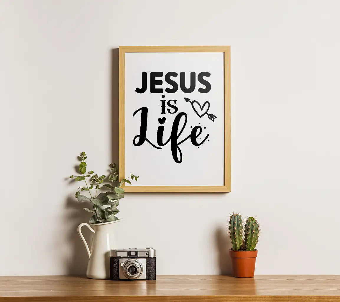 Jesus Is Life SVG Poster SVG