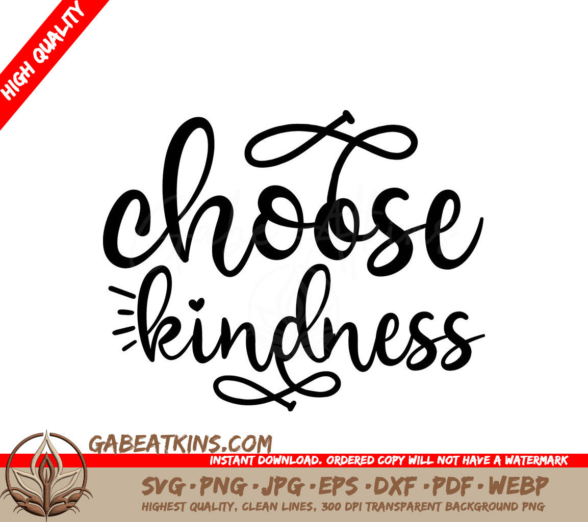  Choose Kindness SVG SVG