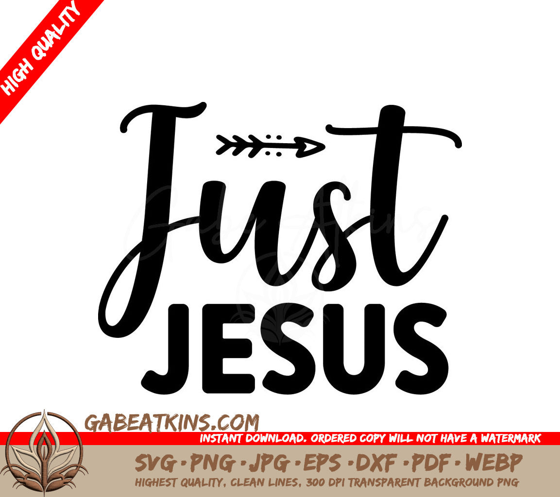  Just Jesus SVG SVG