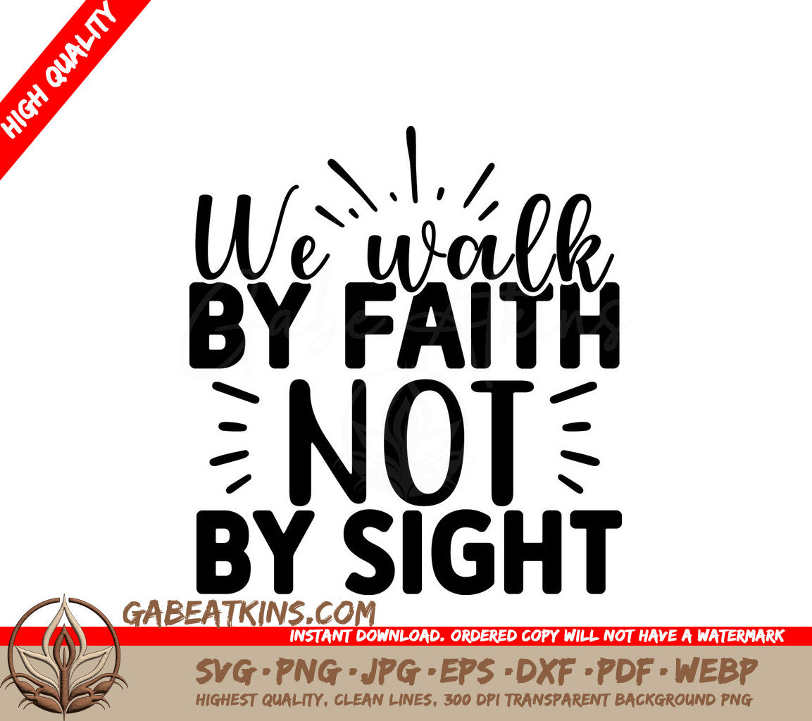 Faith Not Sight SVG SVG