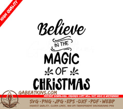 Christmas Magic SVG Design SVG