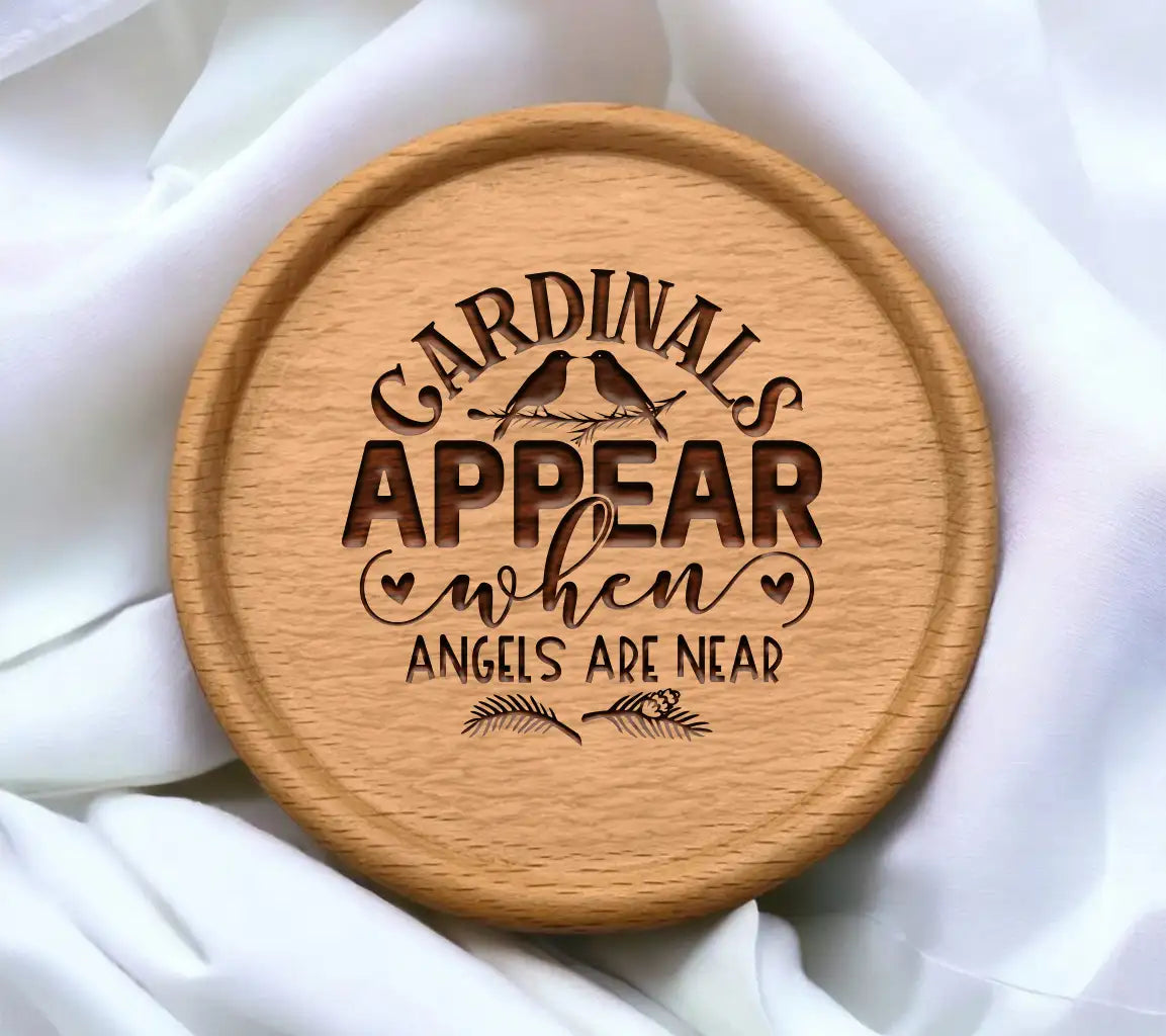 Angel Cardinal SVG Ornament SVG