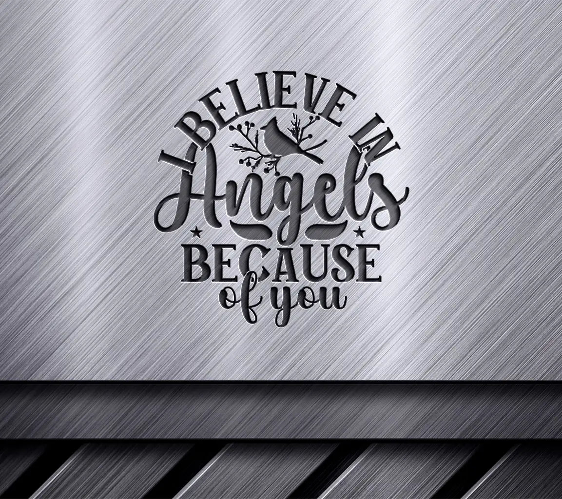 Angel Believe SVG Ornament SVG