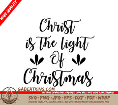 Christmas Light SVG Design SVG