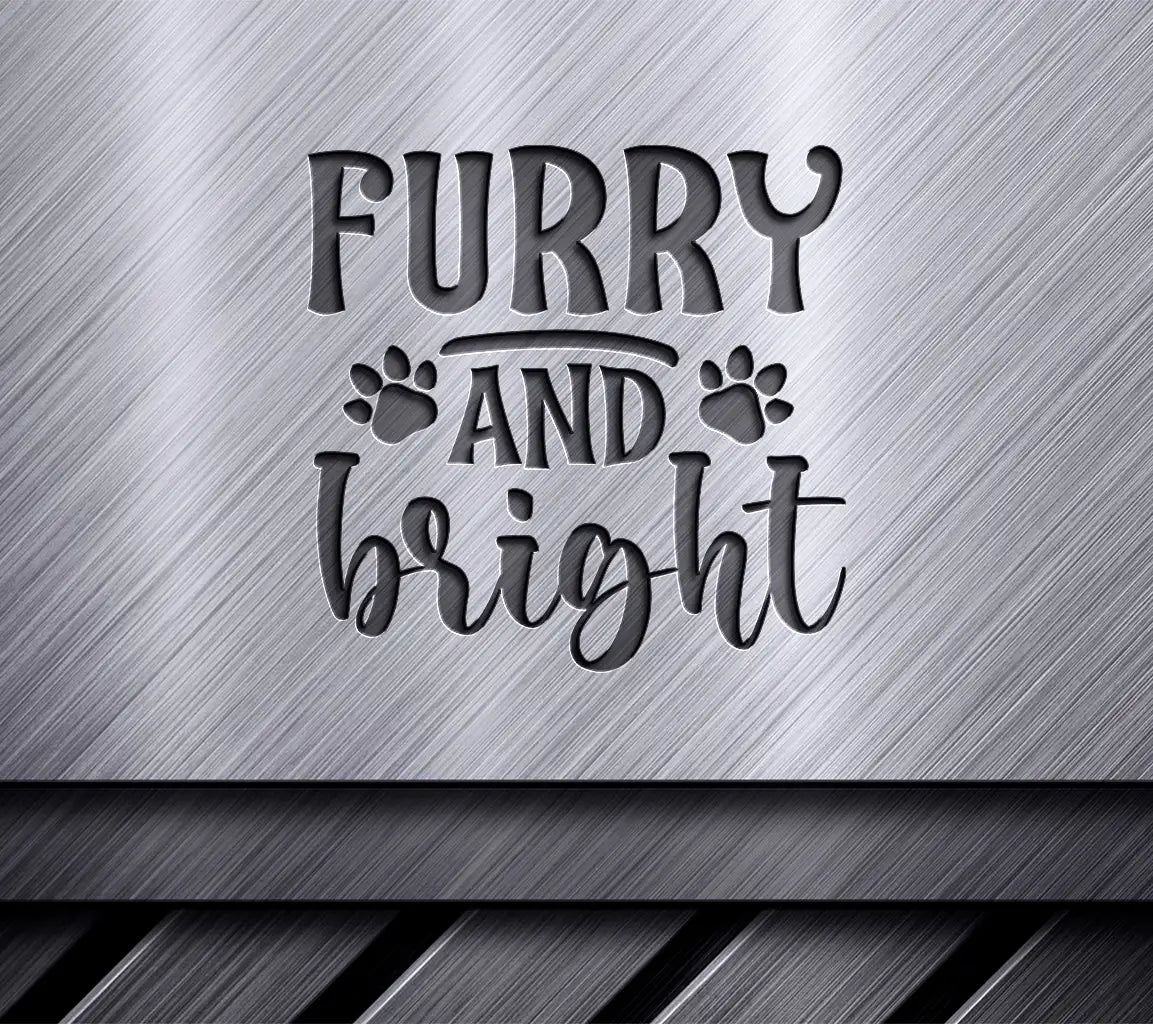 Furry & Bright Christmas SVG SVG