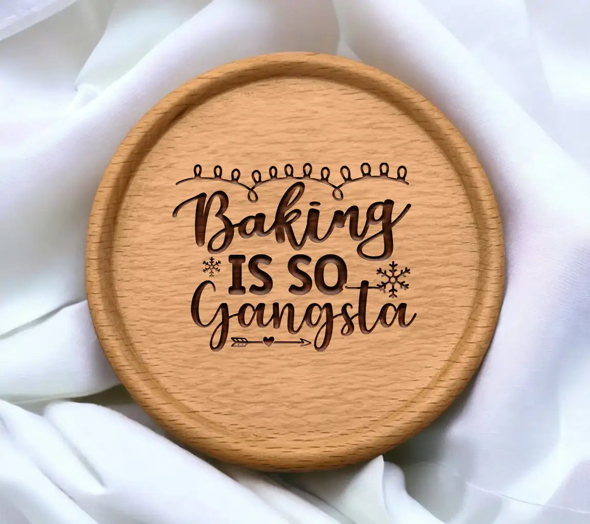 Gangsta Baking Christmas SVG SVG