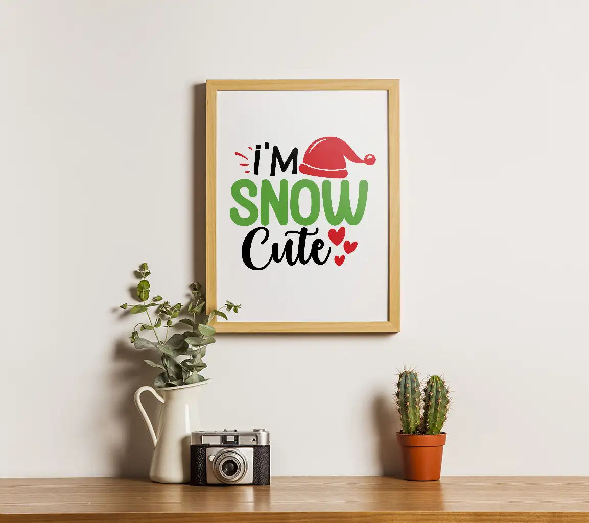 Snow Cute Christmas SVG Design SVG