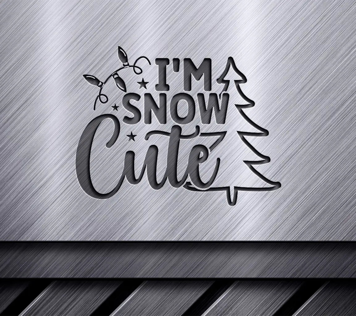 Snow Cute Christmas SVG Design SVG