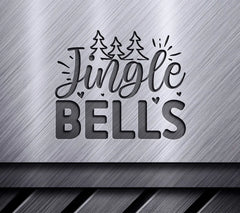 White Background Jingle Bells SVG SVG