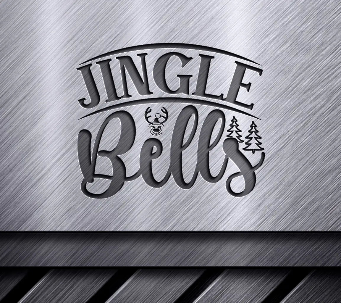 White Background Jingle Bells SVG SVG