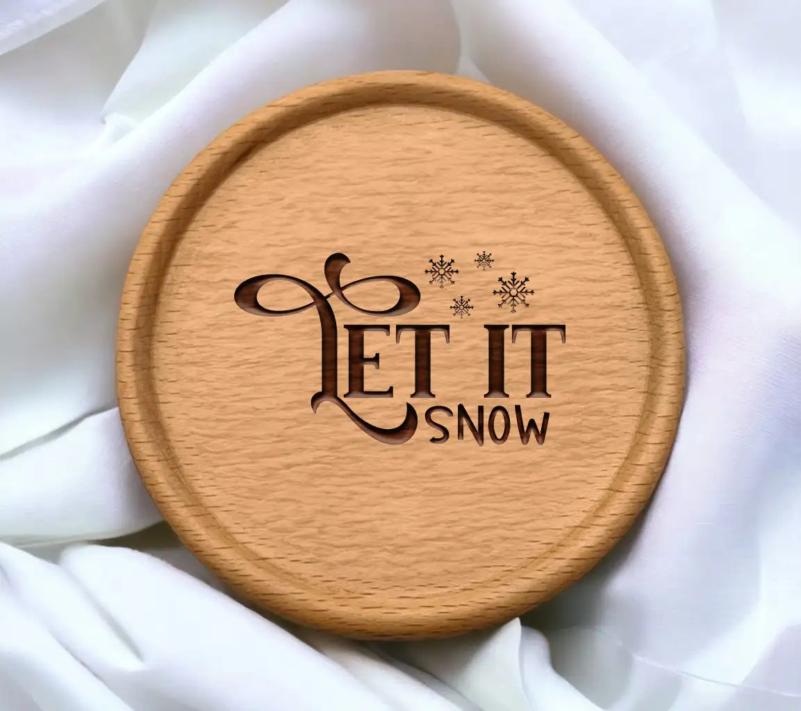 Blue & Red Let It Snow SVG SVG