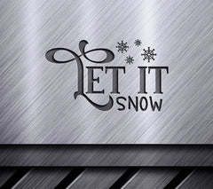 Red & Blue Let It Snow SVG SVG