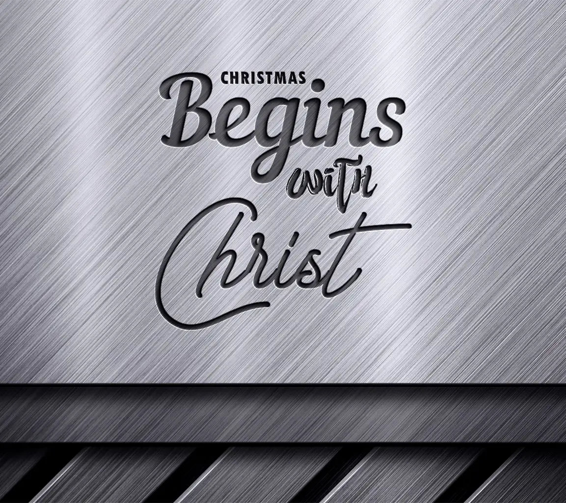 Christmas Begins With Christ SVG SVG