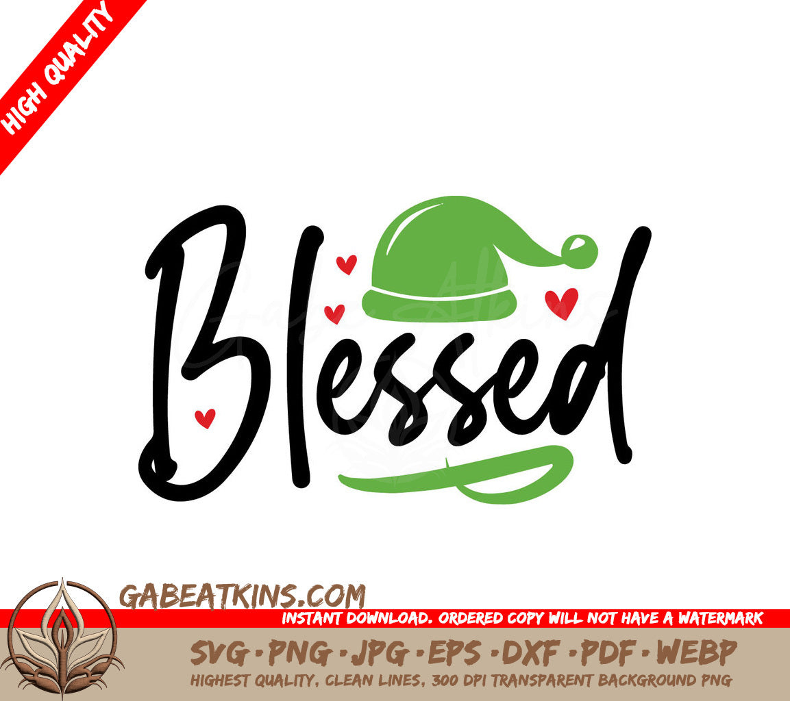 Blessed Elf Hat SVG SVG