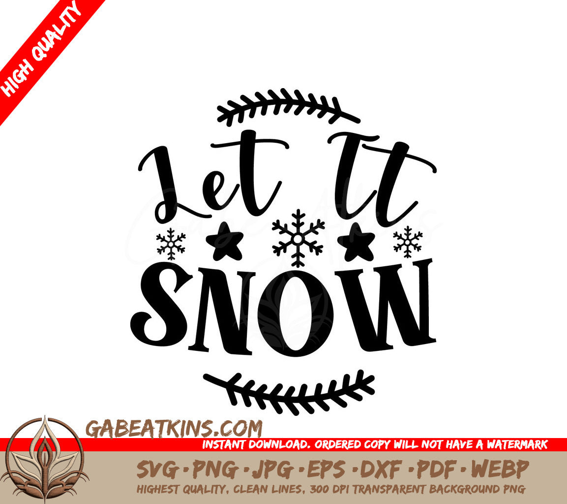  Let It Snow SVG SVG