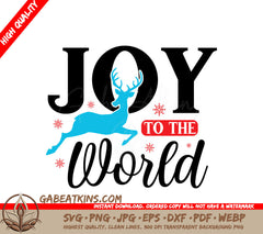 Joy to the World Christmas SVG SVG