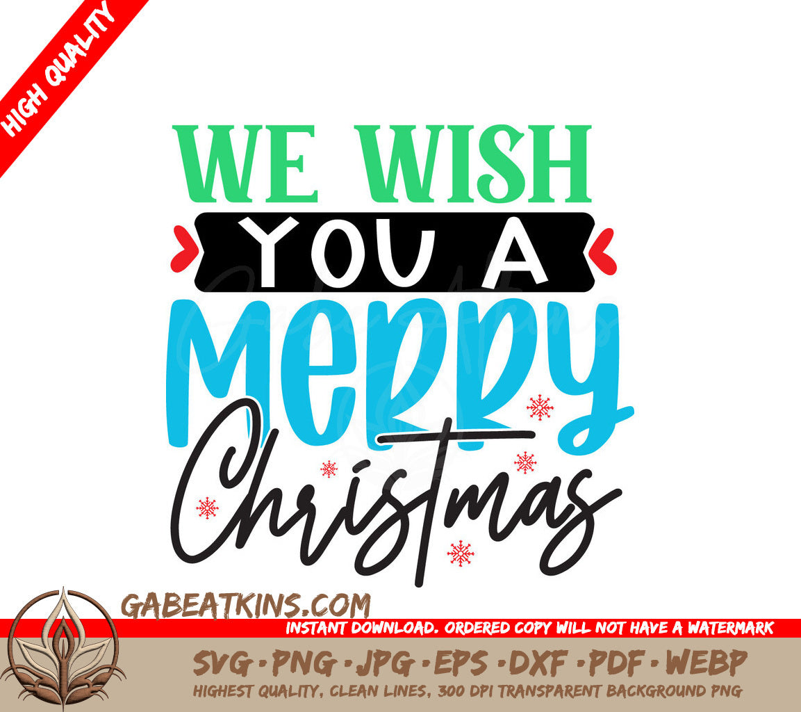 Merry Christmas SVG Sign SVG