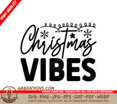  Christmas Vibes SVG SVG